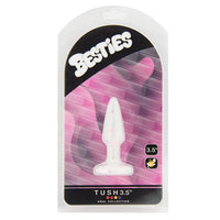 besties tush anal plug 3.5" in packaging
