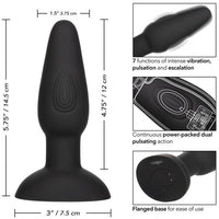 black anal plug with specs