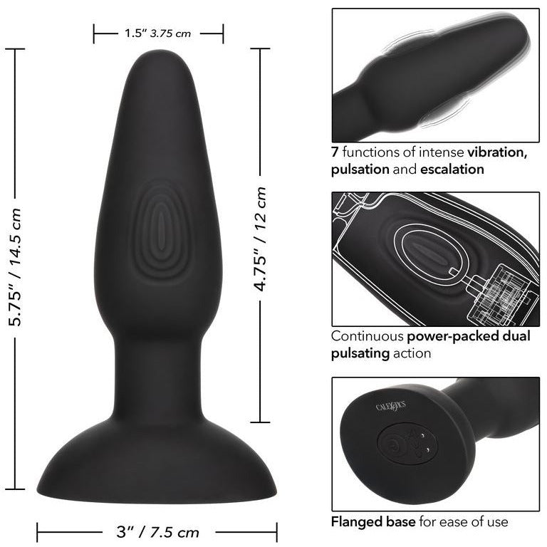 black anal plug with specs