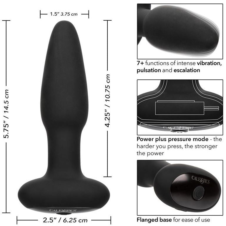 black anal plug with specs