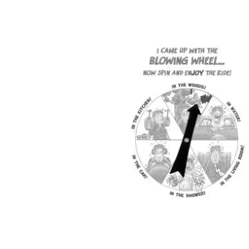 Black and white illustration of a wheel with text on a white background