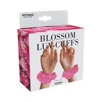 pink cuffs on box packaging