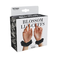 black cuffs on box packaging