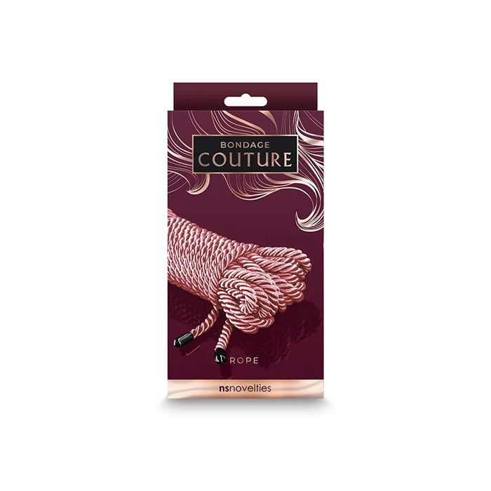 rose gold bondage rope on bondage couture box