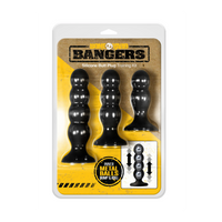 3 weighted anal plugs in packaging
