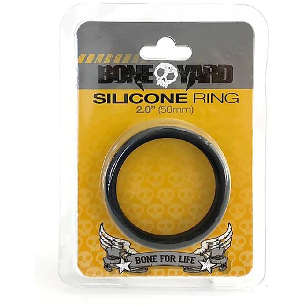 Silicone ring in packaging with 'Bone Yard' branding on a white background
