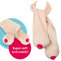 beige boobie scarf 
