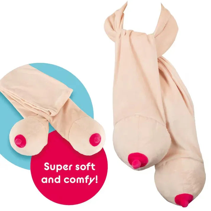 beige boobie scarf 
