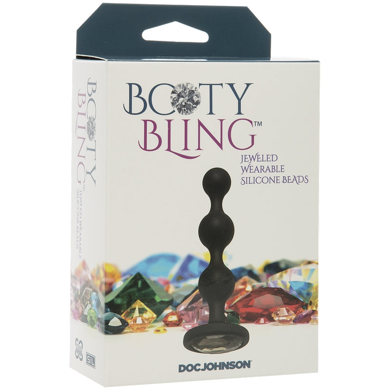booty bling anal beads silver by doc Johnson source adult toys