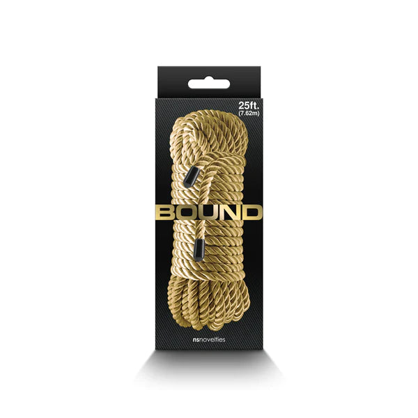 gold bondage rope with box 