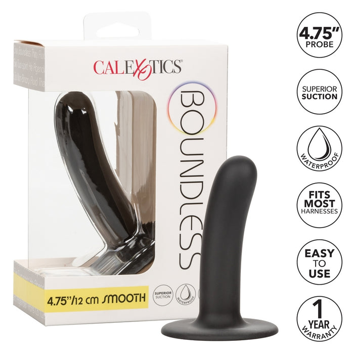 black 4.75" smooth suction accessory