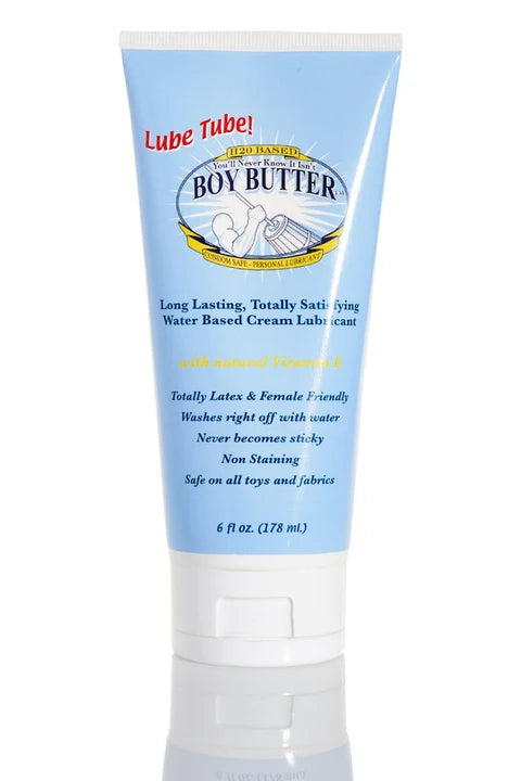 blue tube of boy butter h20 lube