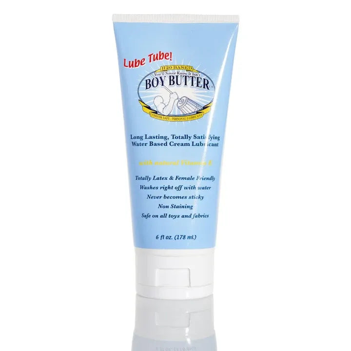 blue tube of boy butter h20 lube