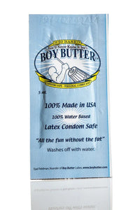 blue oil pack of boy butter h20 lube