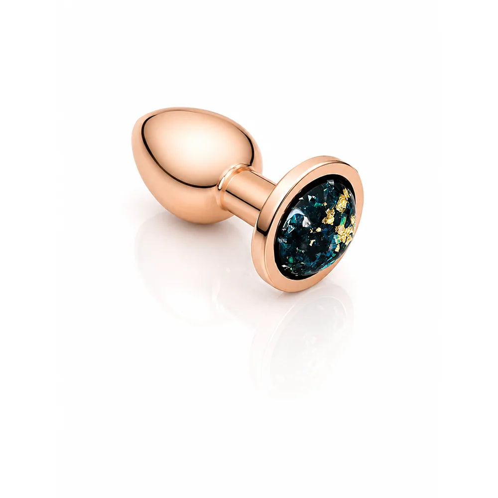 Custom Anal Plug Gold Leaf by Pink Elephant