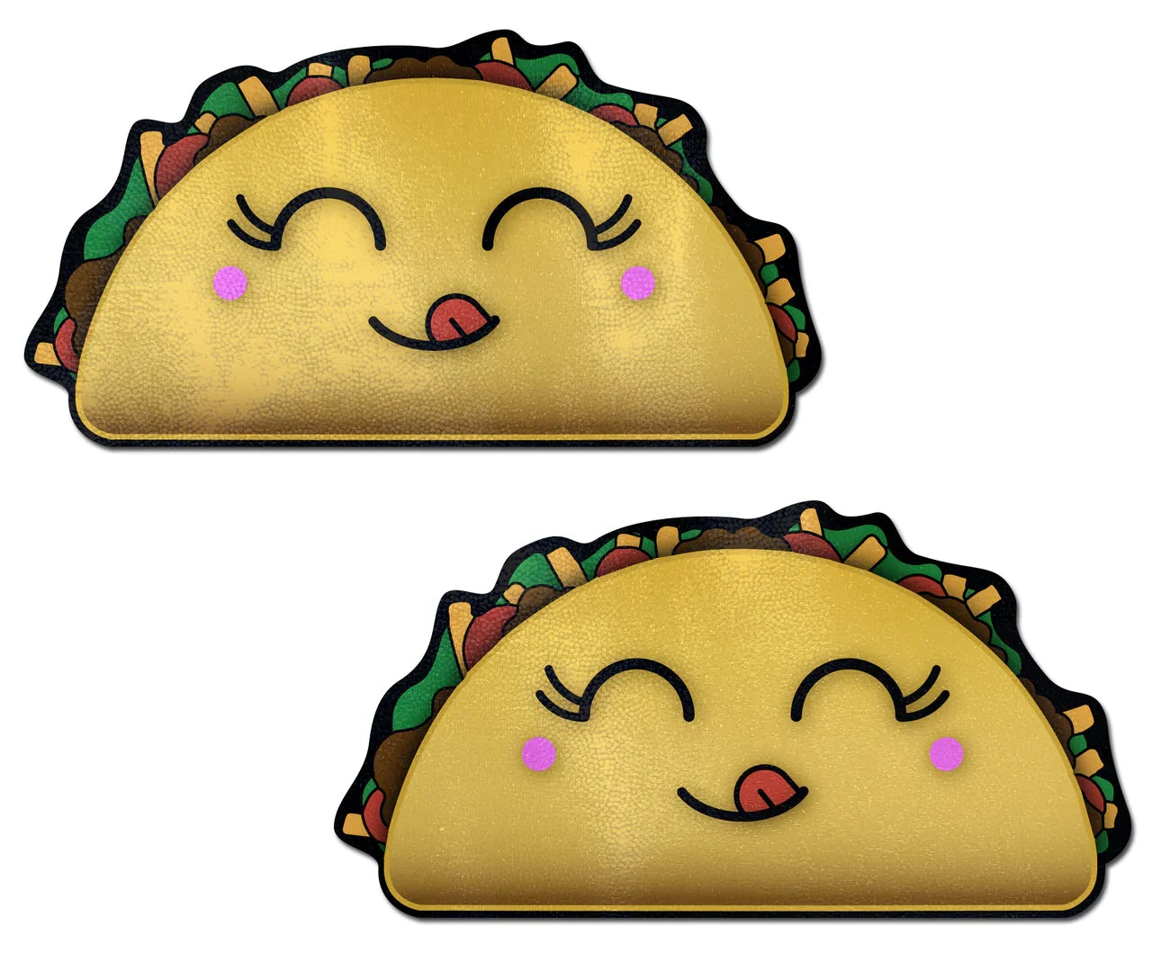 Taco Happy Kawaii Lady Taco Pasties by Pastease