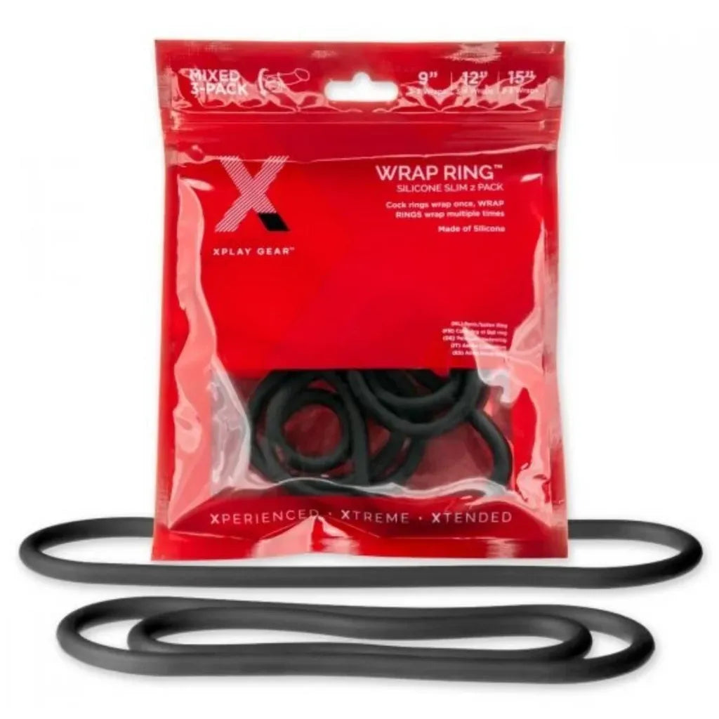 Xplay Silicone Slim  Wrap Ring 9, 12, 15  3pk by Perfect Fit