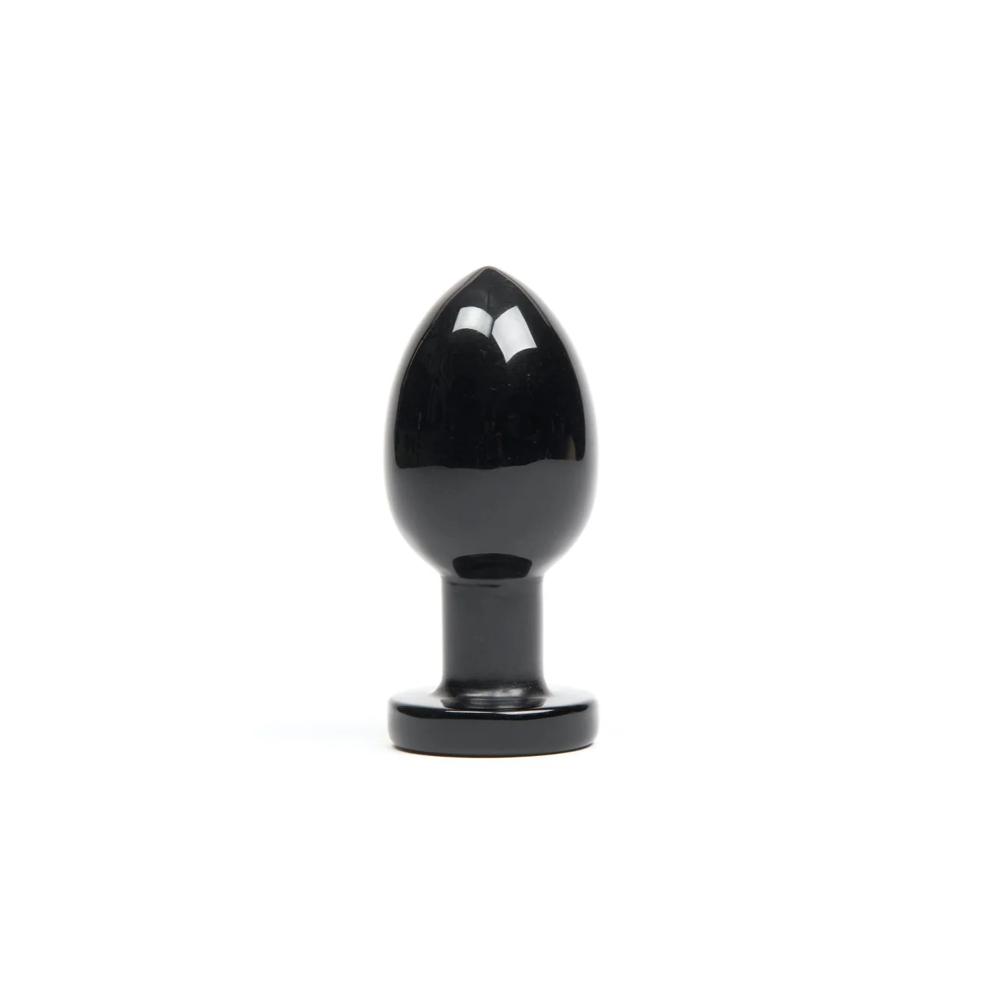 black tapered anal plug