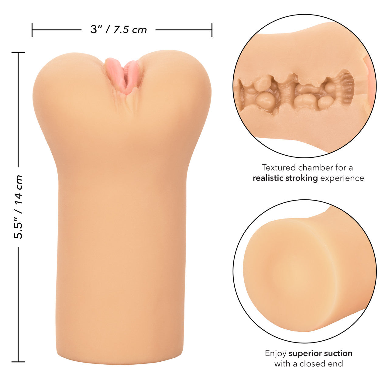 size and texture chart