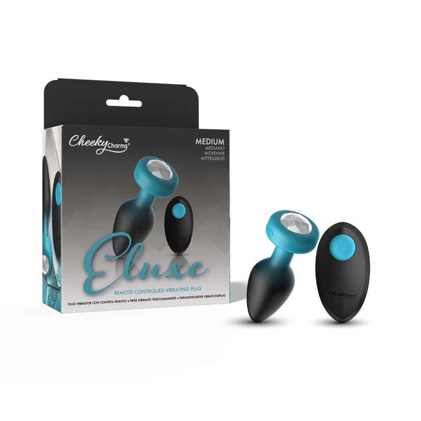 Cheeky Charms Eluxe Medium Vibrating Anal Plug