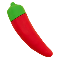 red chili pepper vibrator with green top