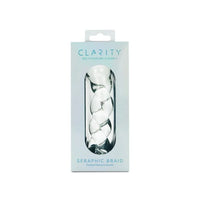 Product packaging for 'Clarity Seraphic Braid' on a white background