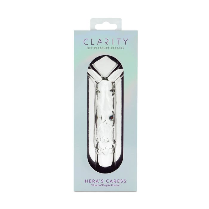 glass dildo in packaging