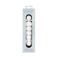 glass dildo in packaging