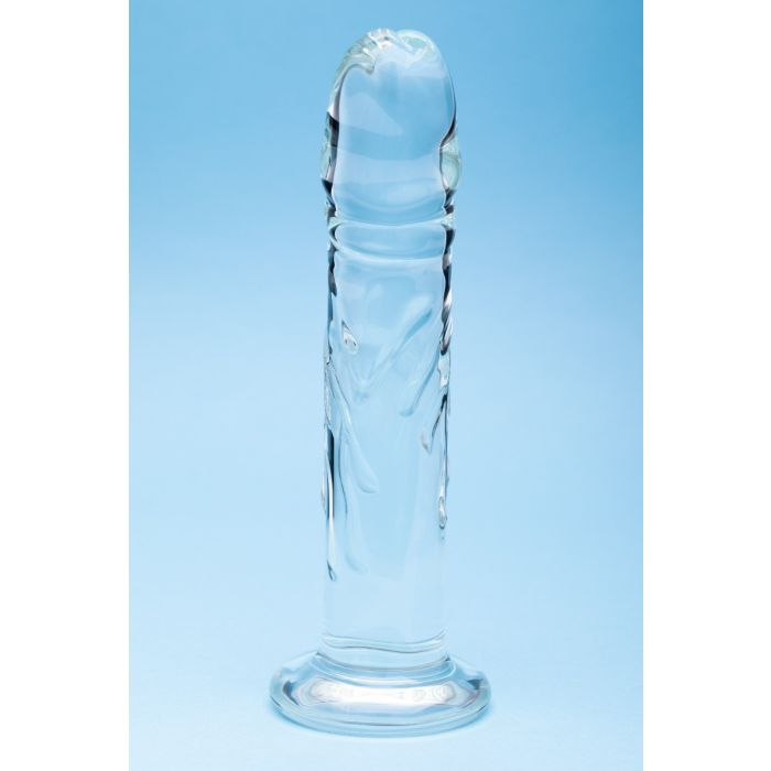 glass penis shaped dildo