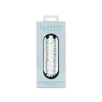 glass dildo in product packaging