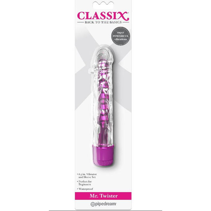 purple and clear jelly vibrator