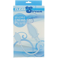 Packaging of Clean Stream inflatable enema plug on a white background