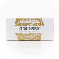 Box of Clone-A-Pussy milk chocolate on a white background
