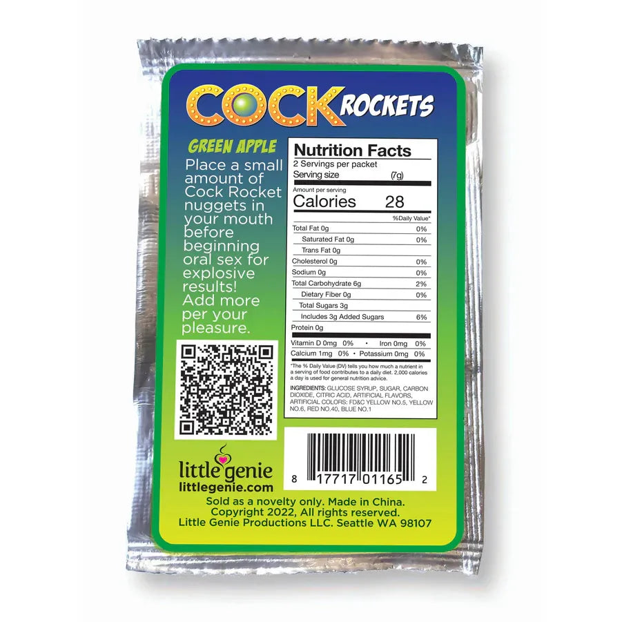 Cock Rockets Oral Sex Candy Green Apple by Little Geenie