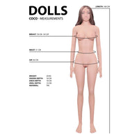 specs of coco life size sex doll