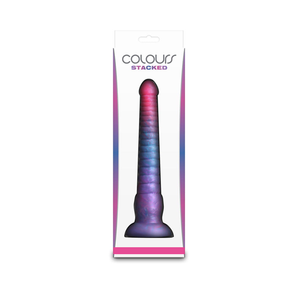 pink & purple dildo 9" on box
