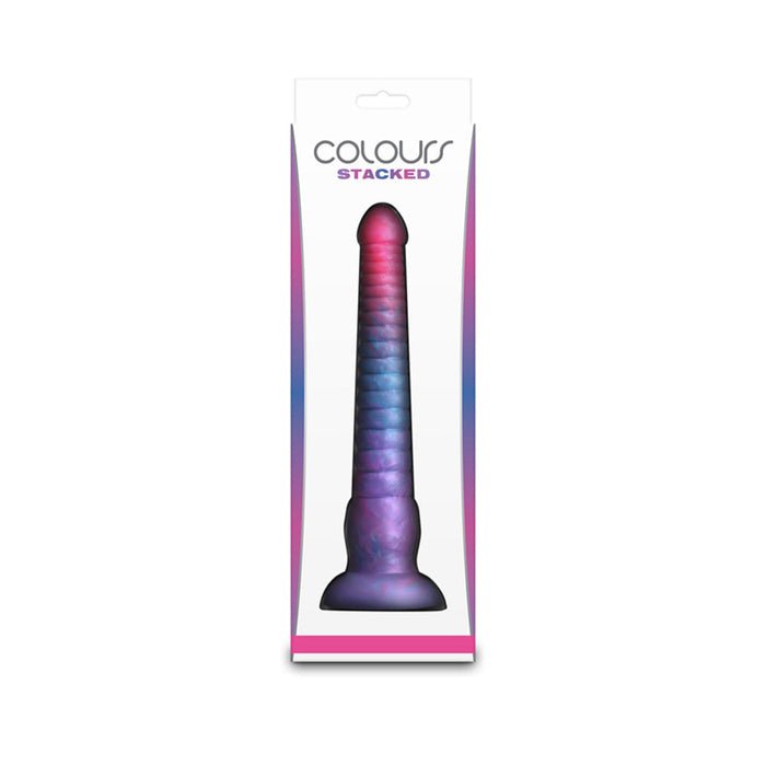 pink & purple dildo 9" on box