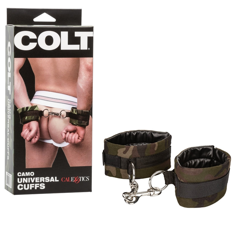 colt camo universal cuffs by california exotics source adult toys