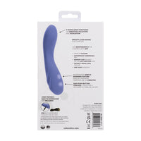 Product packaging with a purple device on a white background
