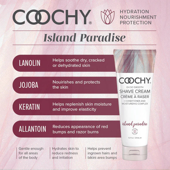 Coochy Shave Cream Island Paradise by Classic Erotica