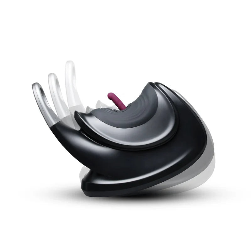 black cowgirl thrusting sex machine showing rocking motion
