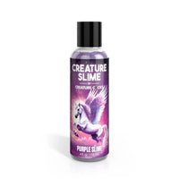 purple slime lubricant with unicorn on bottle