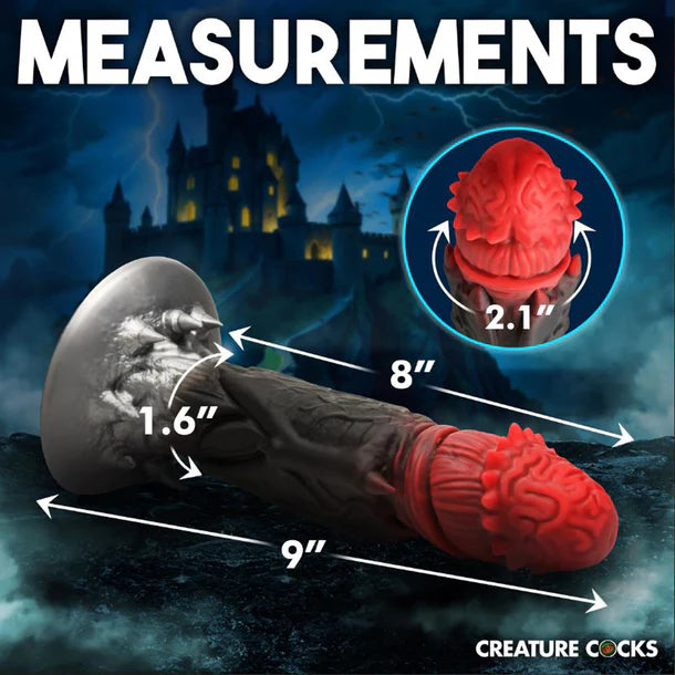 size chart for count cockula dildo