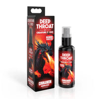 dragon breaking fire on box as well as on black and red spray bottle