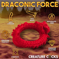 red Chinese dragon cock ring 