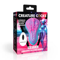 creature cocks vulvaron vibrating silicone grinder with numb grinding sensations with remove control on box 