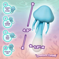 jelly fish vibrator with size specs 