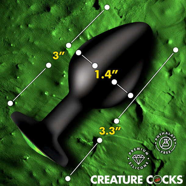 black tapered butt plug size dimensions 