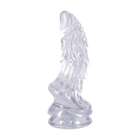 clear mythical dildo item on a white background