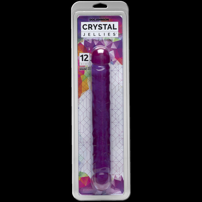 purple 12" jelly double dong